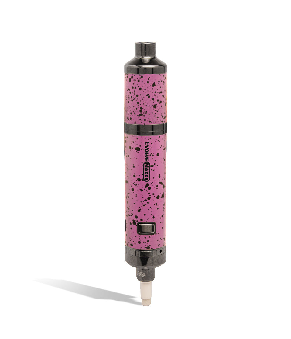 Pink Black Spatter nectar collector Wulf Mods Evolve Maxxx 3 in 1 Kit on white background