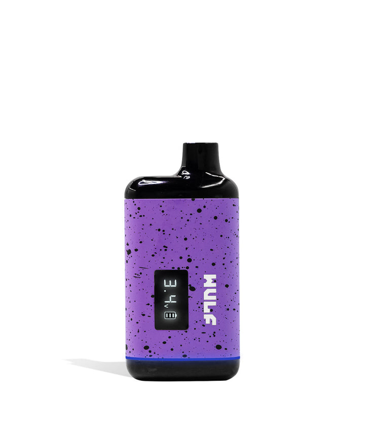 Purple-Black Spatter Wulf Recon Cartridge Vaporizer on white background